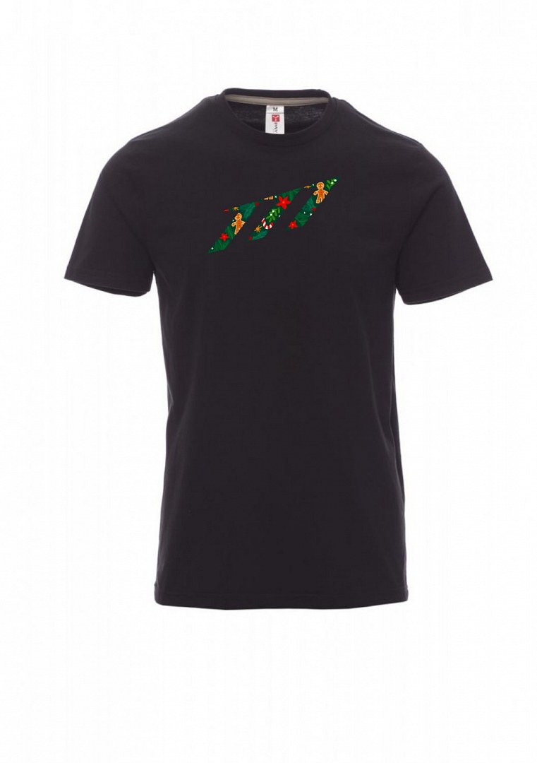 Černé pánské tričko Vánoční 111