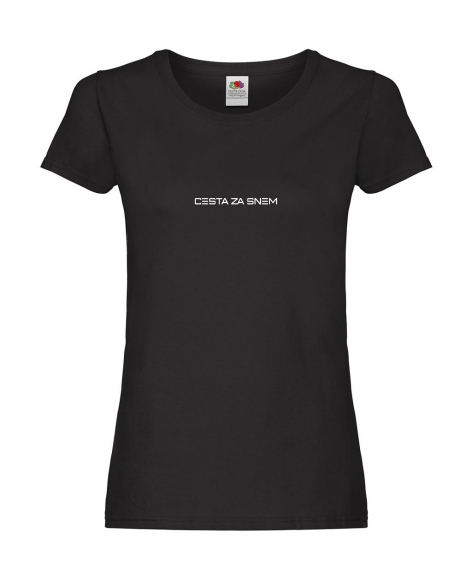 Černé dámské tričko nápis CSZ