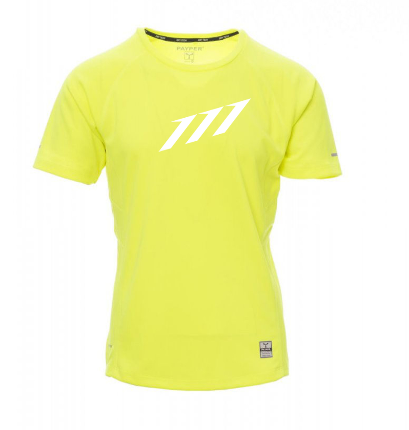 Žluté flourescenční funkční pánské tričko 111